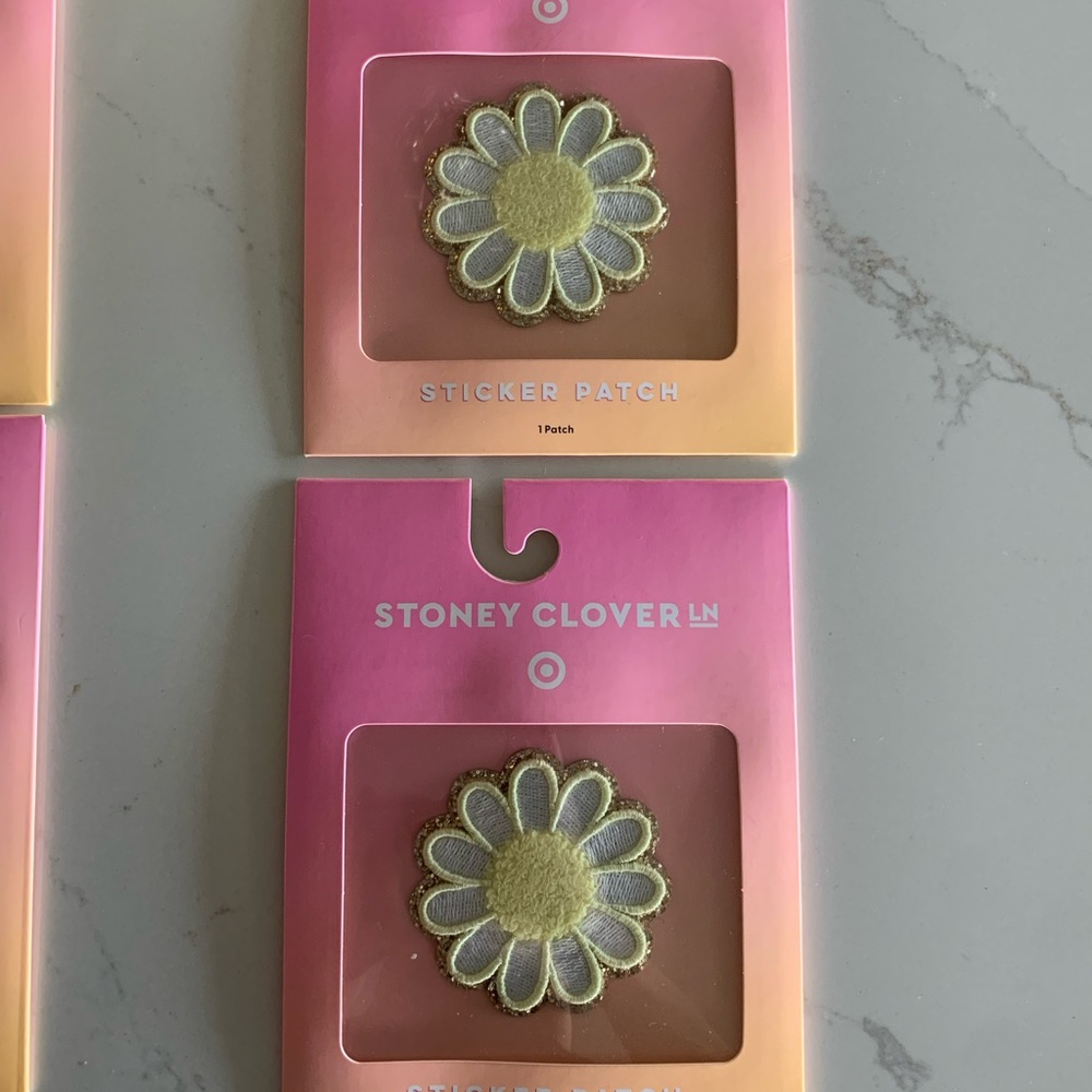 Stoney Clover x Target daisy flower sticker patch